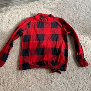 Old Navy girls size M (8) res & black fleece